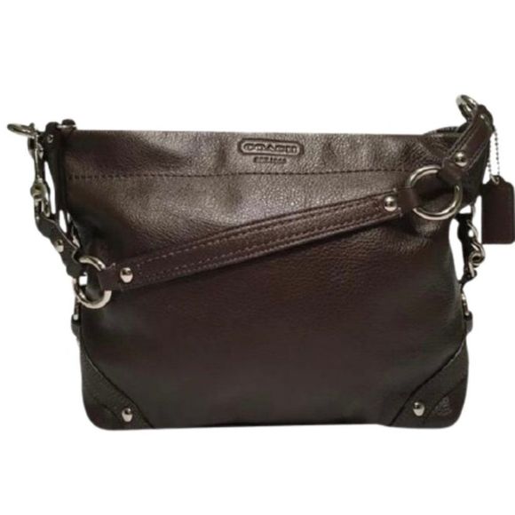Coach Handbags - 🆕Coach Carly Brown Leather Shoulder Bag (NWOT)🔥